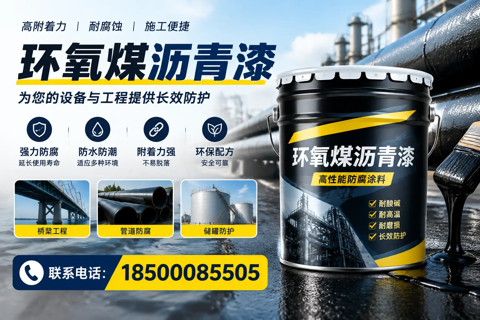环氧煤沥青漆与其他涂料的对比分析，助力福州企业决策